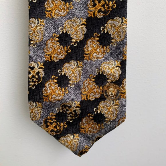 Vintage Gianni Versace Paisley Design Necktie - Picture 4 of 5